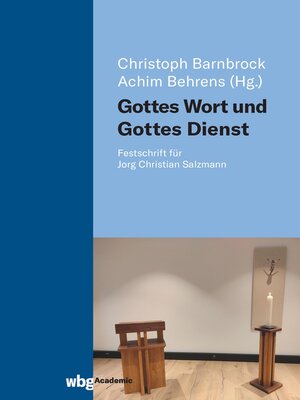 cover image of Gottes Wort und Gottes Dienst